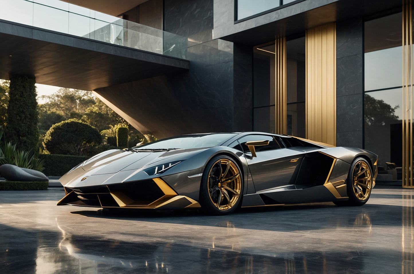 Lamborghini-Inspired Futuristic Hypercar