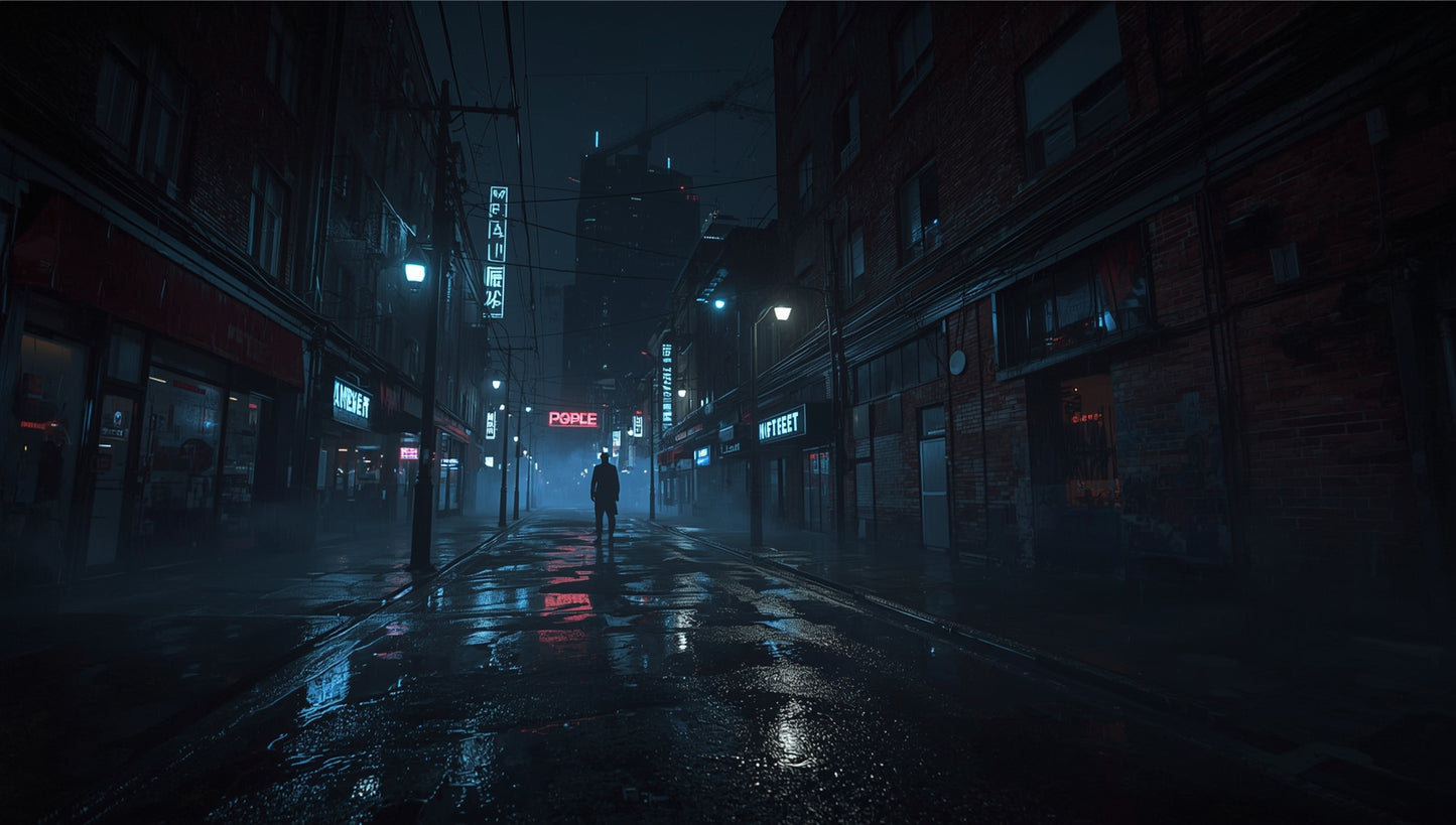 Neon Shadows – The Silent City